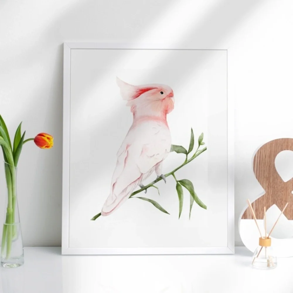 Wall Art Major Michell's Cockatoo Print Unframed - Picture 3 of 6